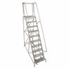 Cotterman Series 1000 10 Step X 26in W A3 Tread Step Ladder w/handrails, small image number 2