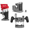 Milwaukee M18 FUEL Compact Router with Plunge & Offset Base (Tool & Bases Only), small