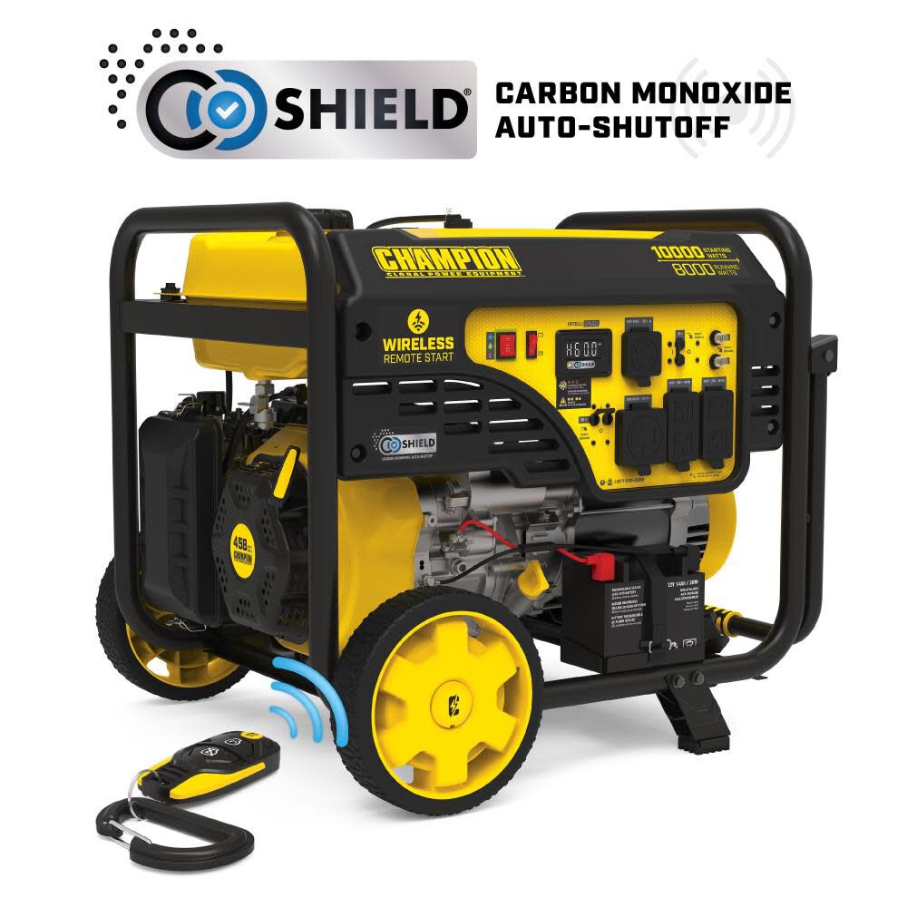 Champion Power Equipment 10,000-Watt Gas Powered 49 State Wireless Remote Start Home Backup Portable Generator, large image number 12