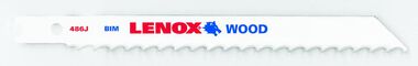 Lenox 4-1/2 In. x 3/8 In. 6 TPI Jig Saw Blade, large image number 0