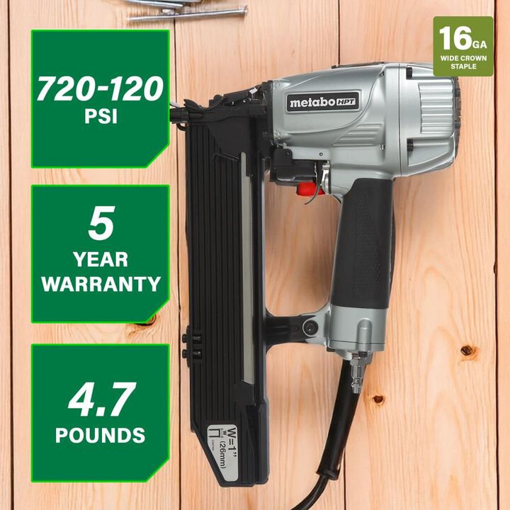 Metabo HPT 1 Inch 16 Gauge Wide Crown Stapler | N5024A2, large image number 1