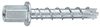 Hilti (100)1-5/8in KWIK HUS-EZ SCREW, small image number 1