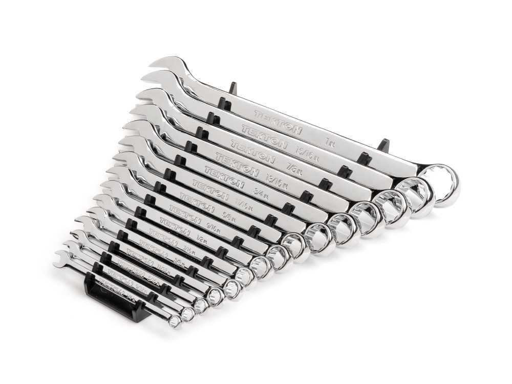 Tekton Combination Wrench Set with Rack, 15-Piece (1/4-1 Inch), large image number 2