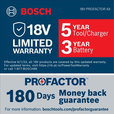 Bosch 18V 2-Tool Combo Kit with Connected-Ready Freak Two-In-One 1/4in and 1/2in Impact Driver & Connected-Ready 1/2in Hammer Drill/Driver, large image number 16