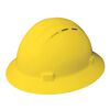 ERB Americana Full Brim Vent Hard Hat Slide- Lock Suspension Yellow, small