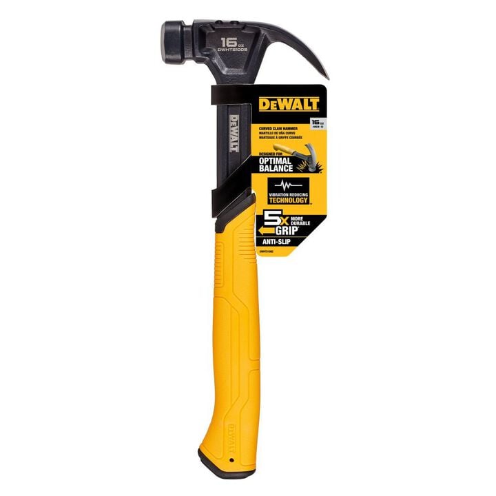 DEWALT 16 Oz Curved Claw Nailing Hammer, large image number 4