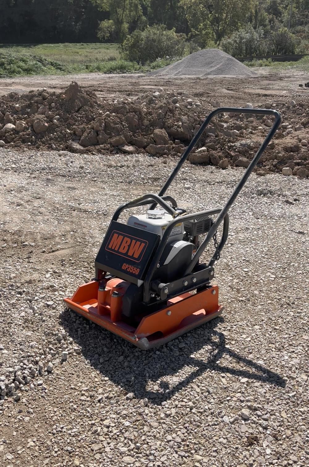 MBW GP3550 Plate Compactor 226lb with Honda GX160 Engine