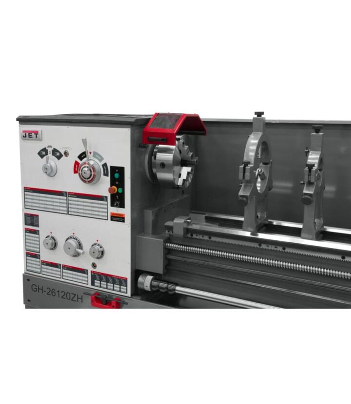 JET GH-26120ZH with ACU-RITE 303 DRO Metalworking Lathe, large image number 4