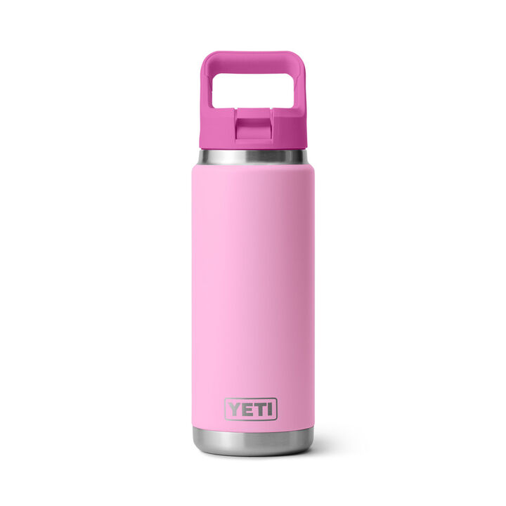 YETI 26oz Rambler Water Bottle with Straw Cap Pink Wildflower