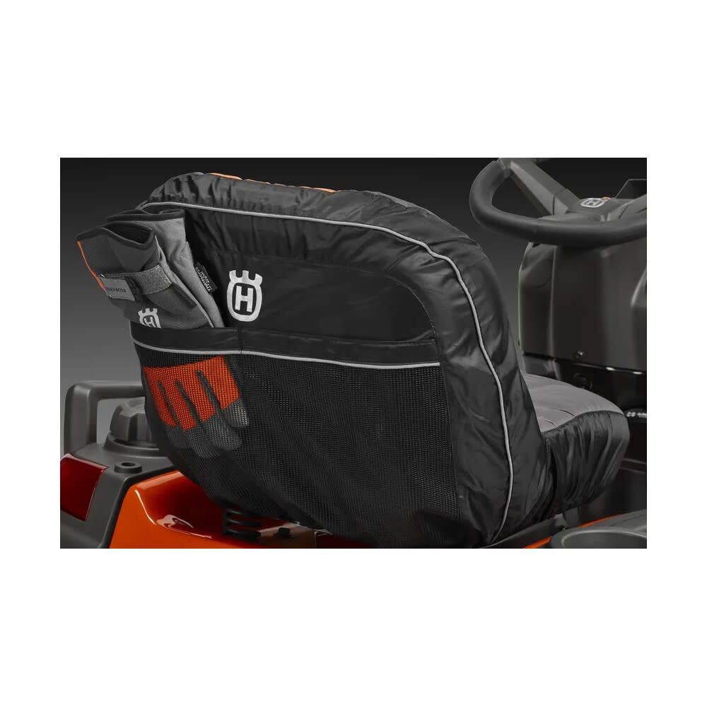 Husqvarna Tractor Seat Cover with Arm Rest Hole, large image number 4