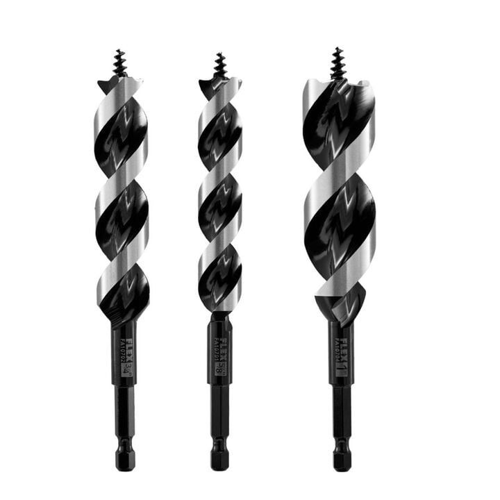 FLEX 1/4in Hex Auger Set 3pc, large image number 1