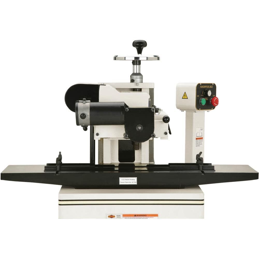 Shop Fox 240V 2HP 7 Inch Variable Speed Planer/Moulder with Stand, large image number 7