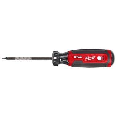 Milwaukee #1 Square 3inch Cushion Grip Screwdriver (USA), large image number 0