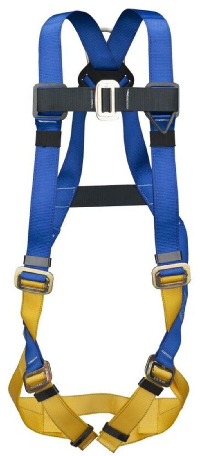 Werner Werner BaseWear Standard Harness with Attached 6' DeCoil Lanyard Pass Through Legs Universal, large image number 1