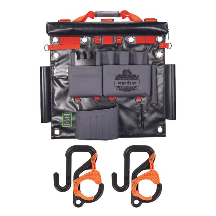 Ergodyne Arsenal 5711 Bucket Truck Tool Board with Bucket Hooks Kit Gray
