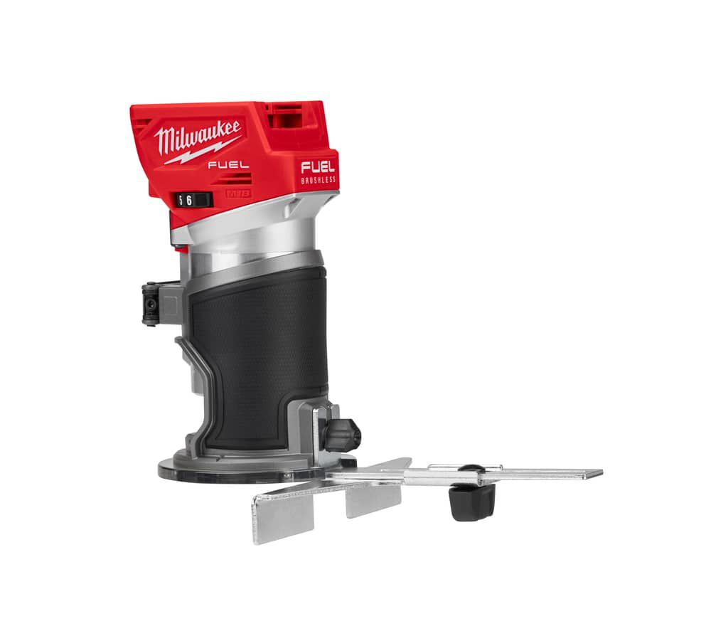 Milwaukee M18 FUEL Compact Router with Offset Base Bare Tool 2723 20OB Acme Tools