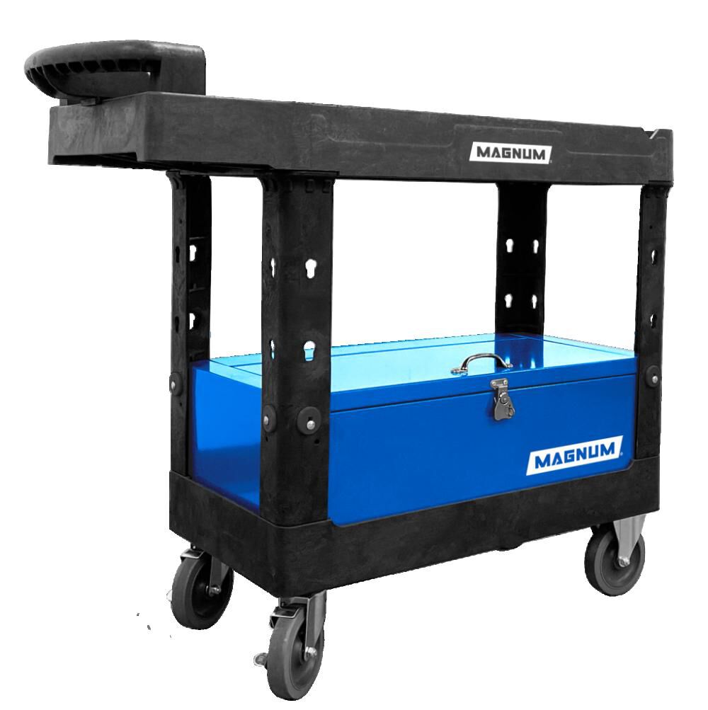 Magnum Tool Group 41in x 17in Service Cart with V Cut & Vault Toolbox Kit – CART-K05