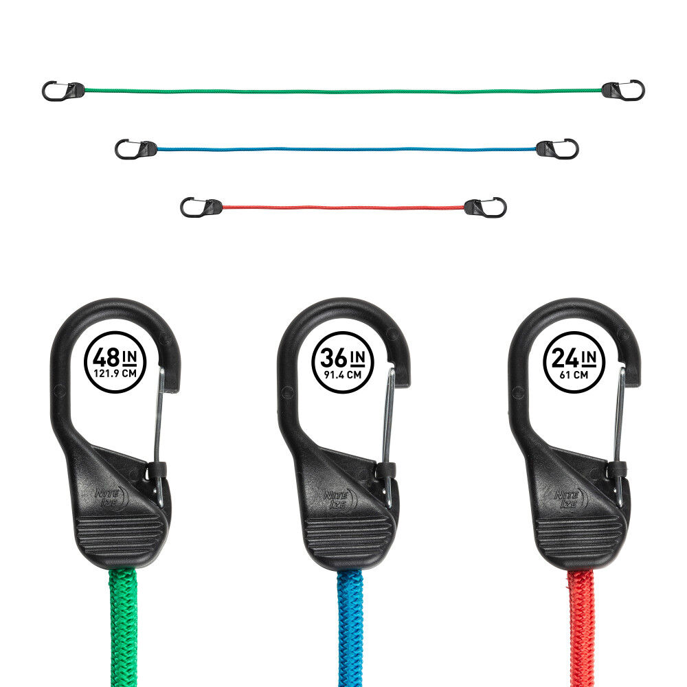 Nite Ize SlideLock Carabiner Bungee 36in Blue, large image number 11