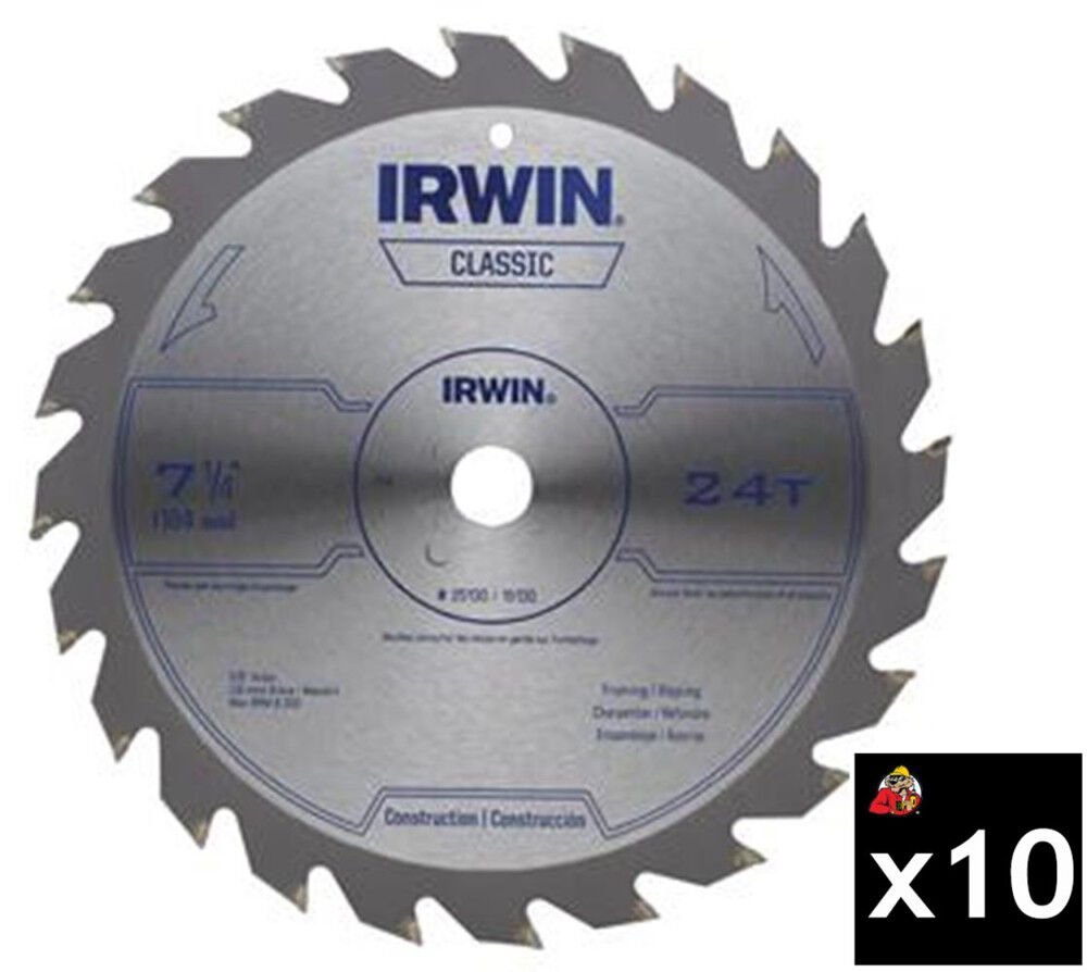 Irwin Classic 7 1/4 Inch 24T Pack of 10 Blades, large image number 1