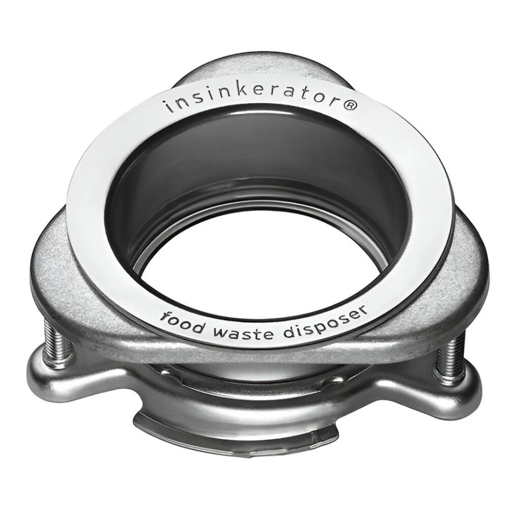 InSinkErator Garbage Disposal Quick Lock Mount Flange Stainless Steel, large image number 1