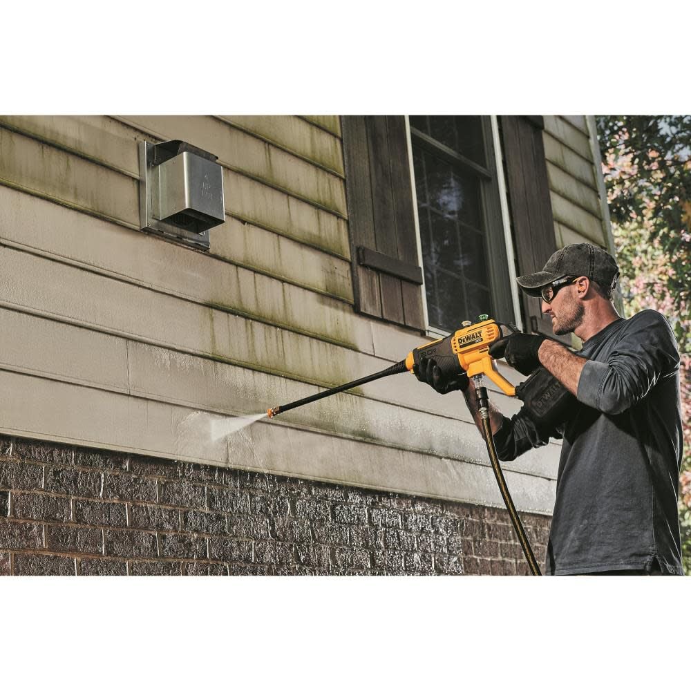 DEWALT 20V Max 550 PSI 1.0 GPM Battery Powered Cold Water Power Cleaner with 4 Spray Nozzles Bare Tool, large image number 7