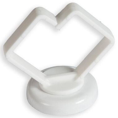 Rack-A-Tiers Mag Daddy Magnetic Cable Holder White 1in 10pk