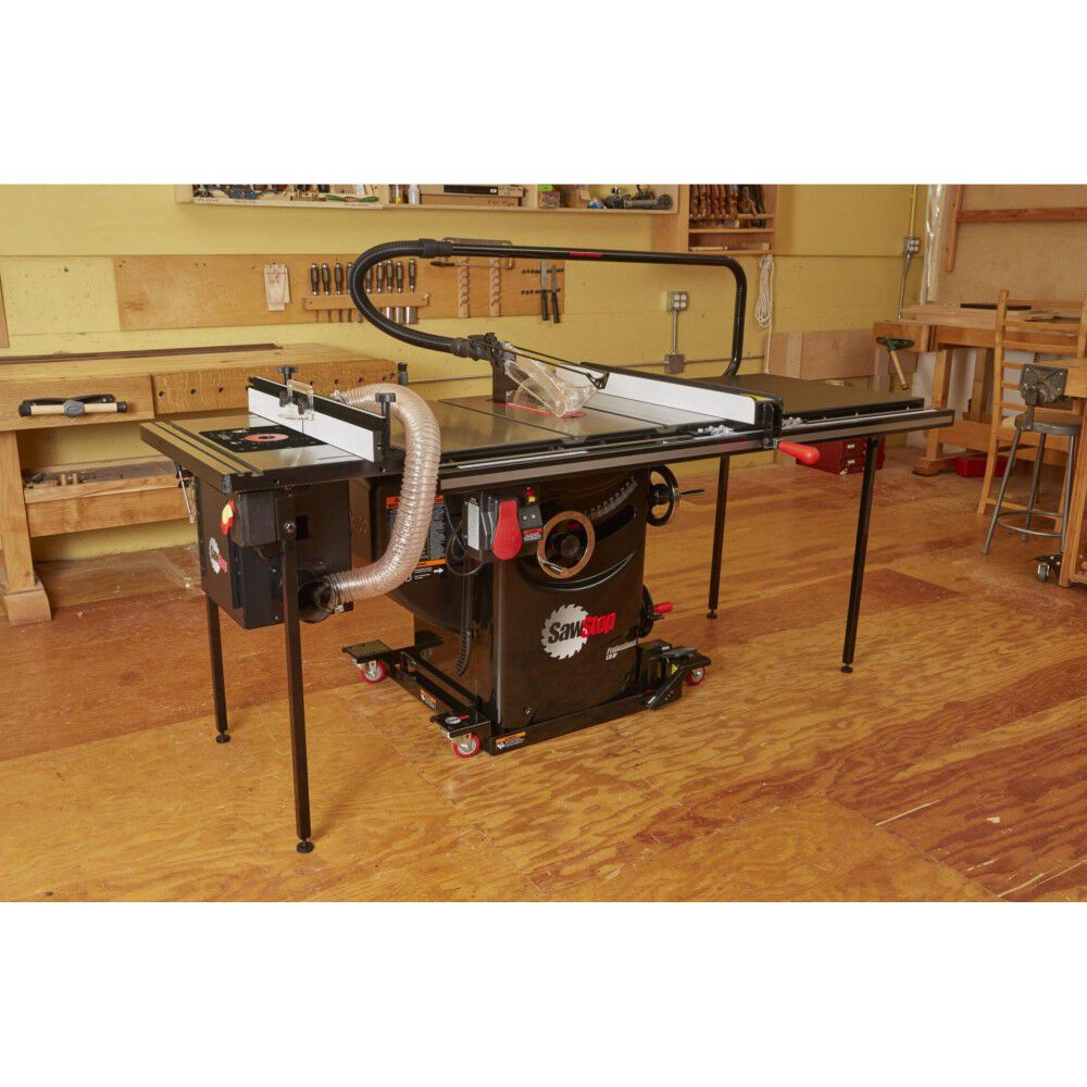 Sawstop table saw deals with router table