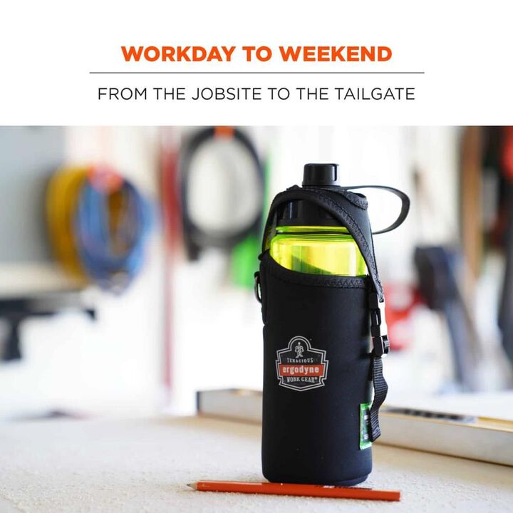 Ergodyne 3775 L Black Can & Bottle Holder Trap, large image number 1