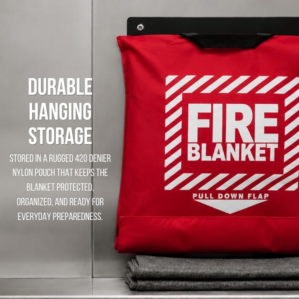 First Aid Only 62 x 80 Inch Wool Fire Blanket, large image number 7