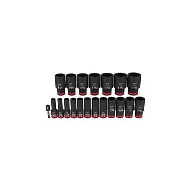 Milwaukee M18 FUEL 1/2 Inch High Torque Impact Wrench Combo Kit, 19-Piece Socket Set Bundle, large image number 9