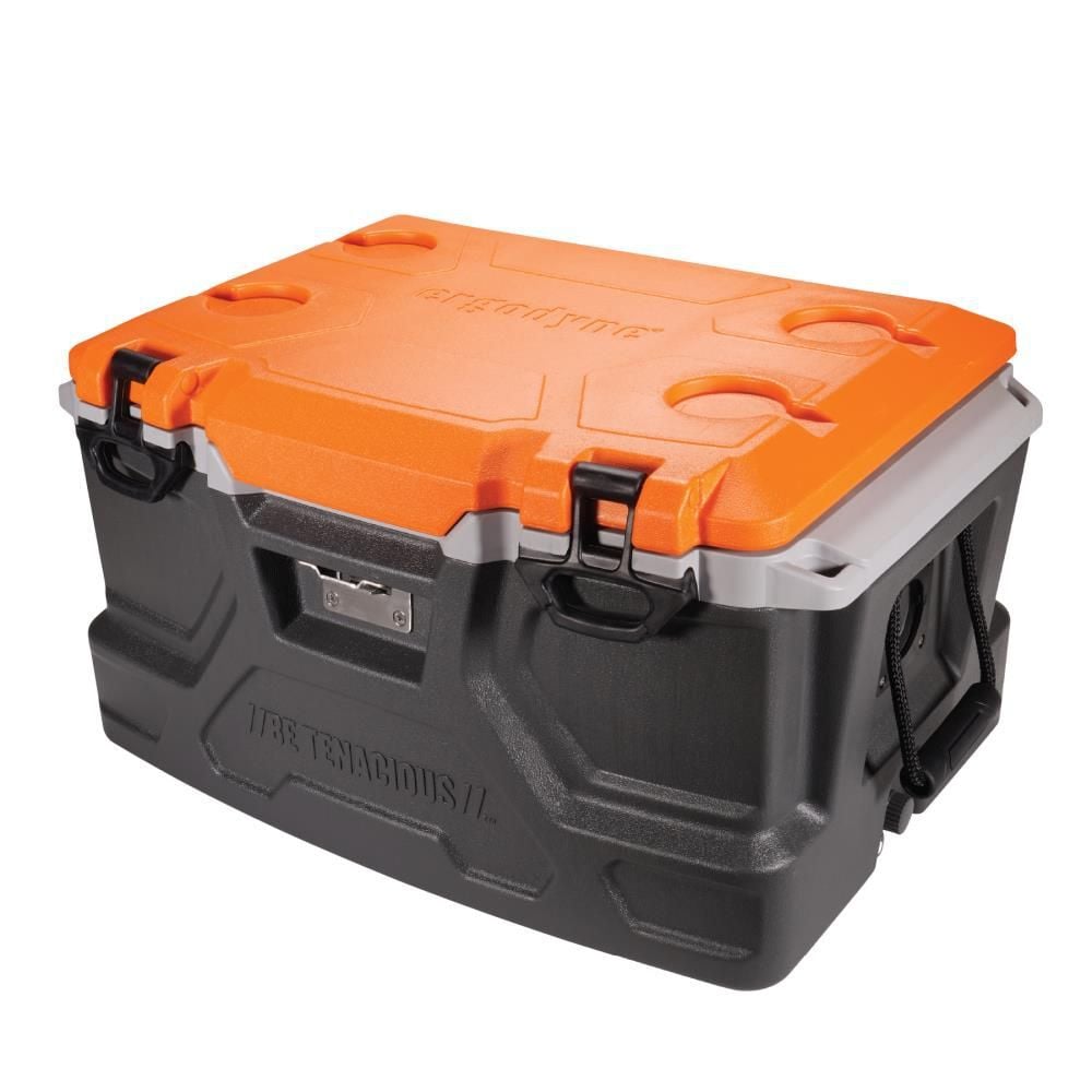 Ergodyne Chill Its 5171 Industrial Hard Sided Cooler 48 Quart Single Orange & - 13171