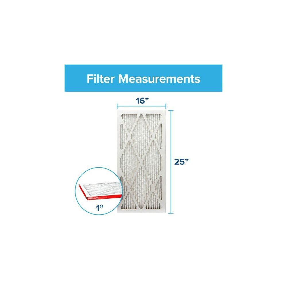 3M Filtrete 16 x 25 x 1-Inch 1000 MPR Allergen Defense Furnace Air Filter, 4-Pack, large image number 2