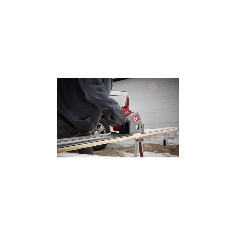 Milwaukee M18 Fuel 6 1 2 Inch Plunge Track Saw Guide Rail Connector Bundle Mil000011312 Sansujyuku sansujyuku.com