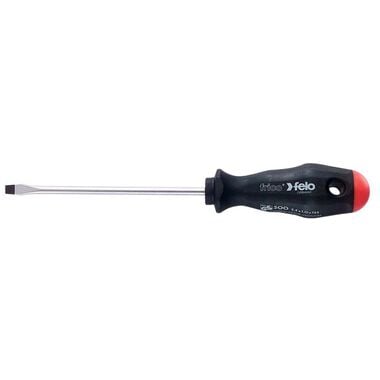 Felo 1/4 In. x 6 In. Slotted Screwdriver - 2 Component Handle, large image number 0