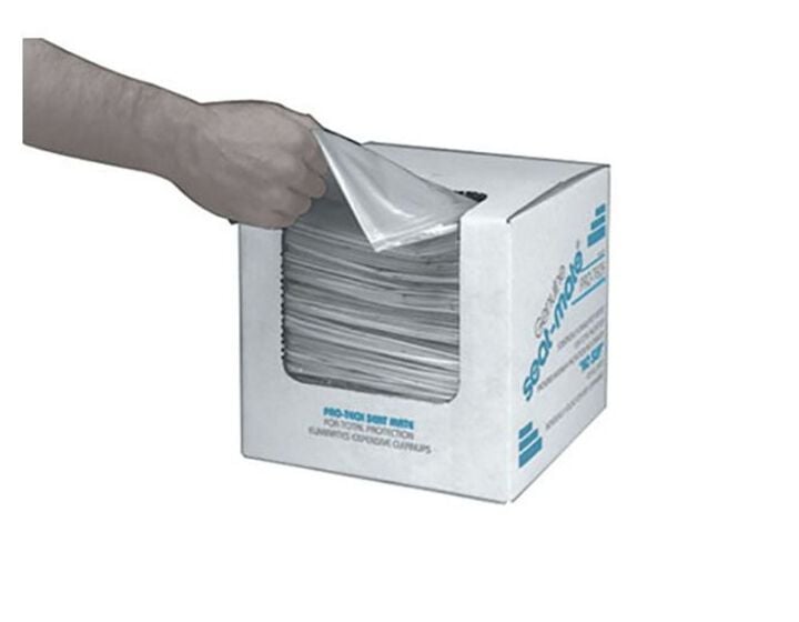 Johndow Economy Clear Plastic Seat Cover Box 31-1/2 x 52 Inch 200 Pieces, large image number 2