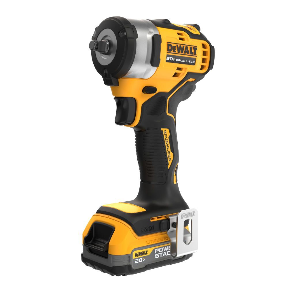DEWALT 20V MAX 3/8in Impact Wrench & POWERSTACK Compact Battery, large image number 2