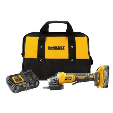 DEWALT 20V MAX XR 4 1/2in Small Angle Grinder Paddle Switch Cordless Kit