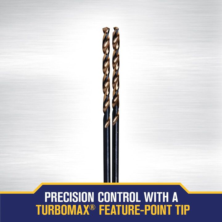 Irwin Turbomax 7/64 Inch HSS Jobber Length Drill Bit, large image number 3