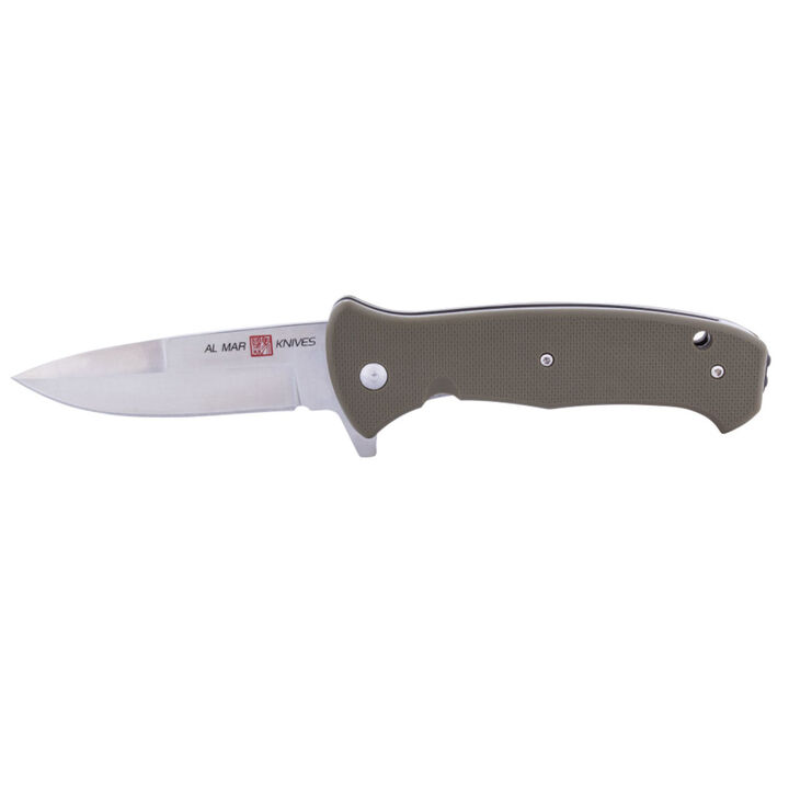 AL MAR Knives SERE 2020 3.6in Folding Knife, Green