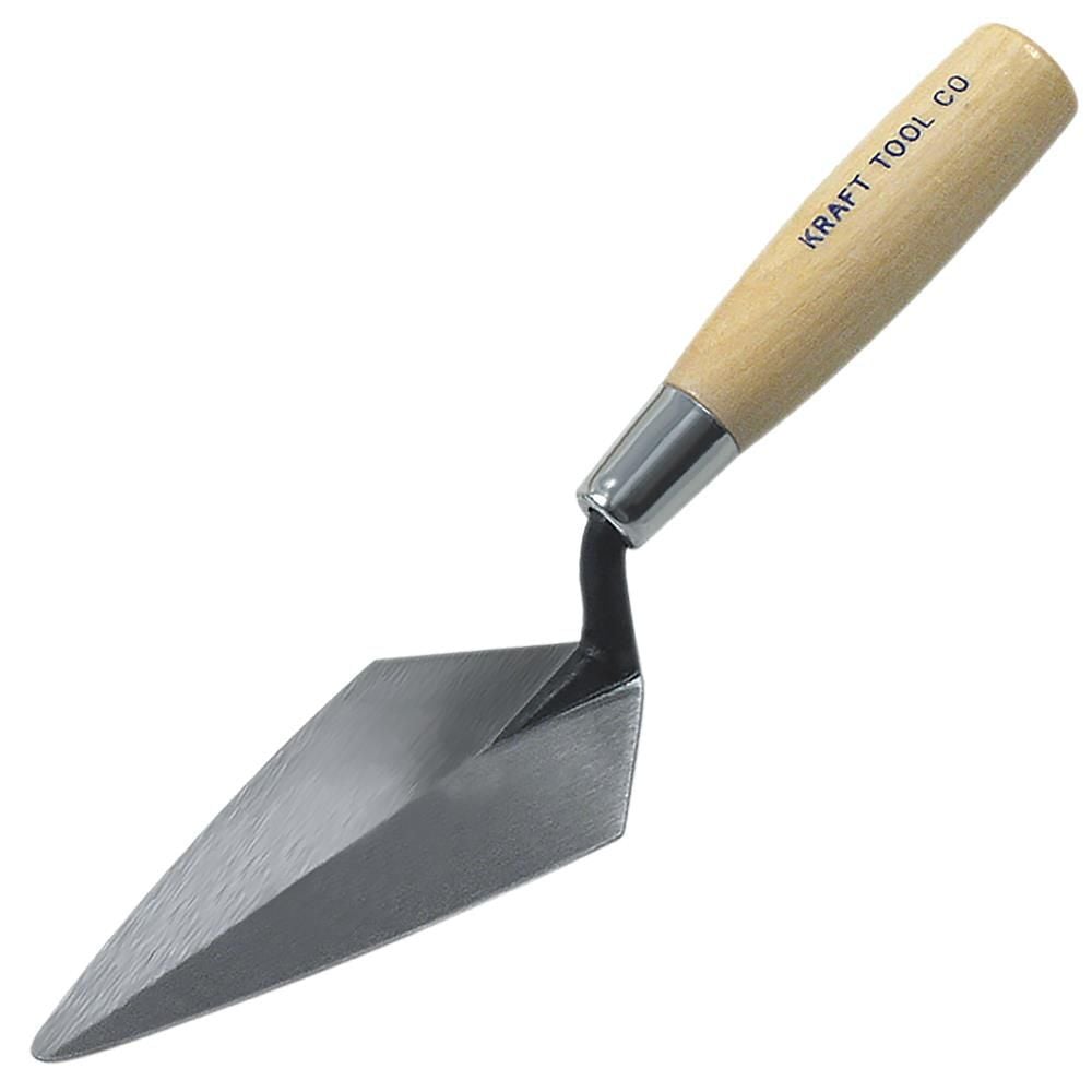 Kraft Tool Co 5-1/2 In. x 2-1/2 In. Pointing Trowel with Wood Handle, large image number 1