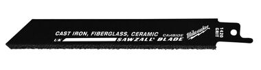 Milwaukee 6 in. Carbide Grit SAWZALL Blade (50 Pack), large image number 0
