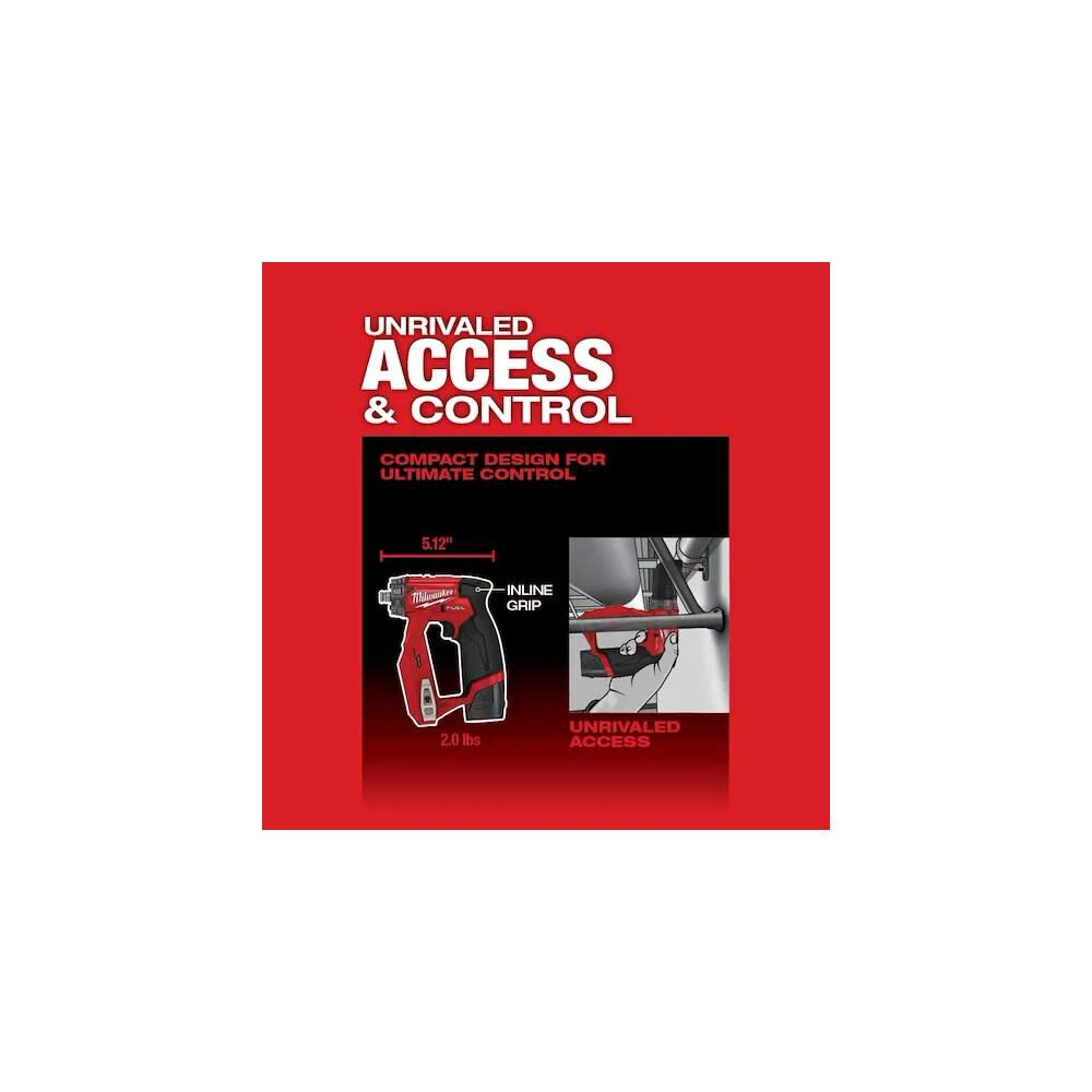Milwaukee M12 Fuel Installation Drill Driver Oscillating Multi Tool Bundle Mil000011348 - Image 12