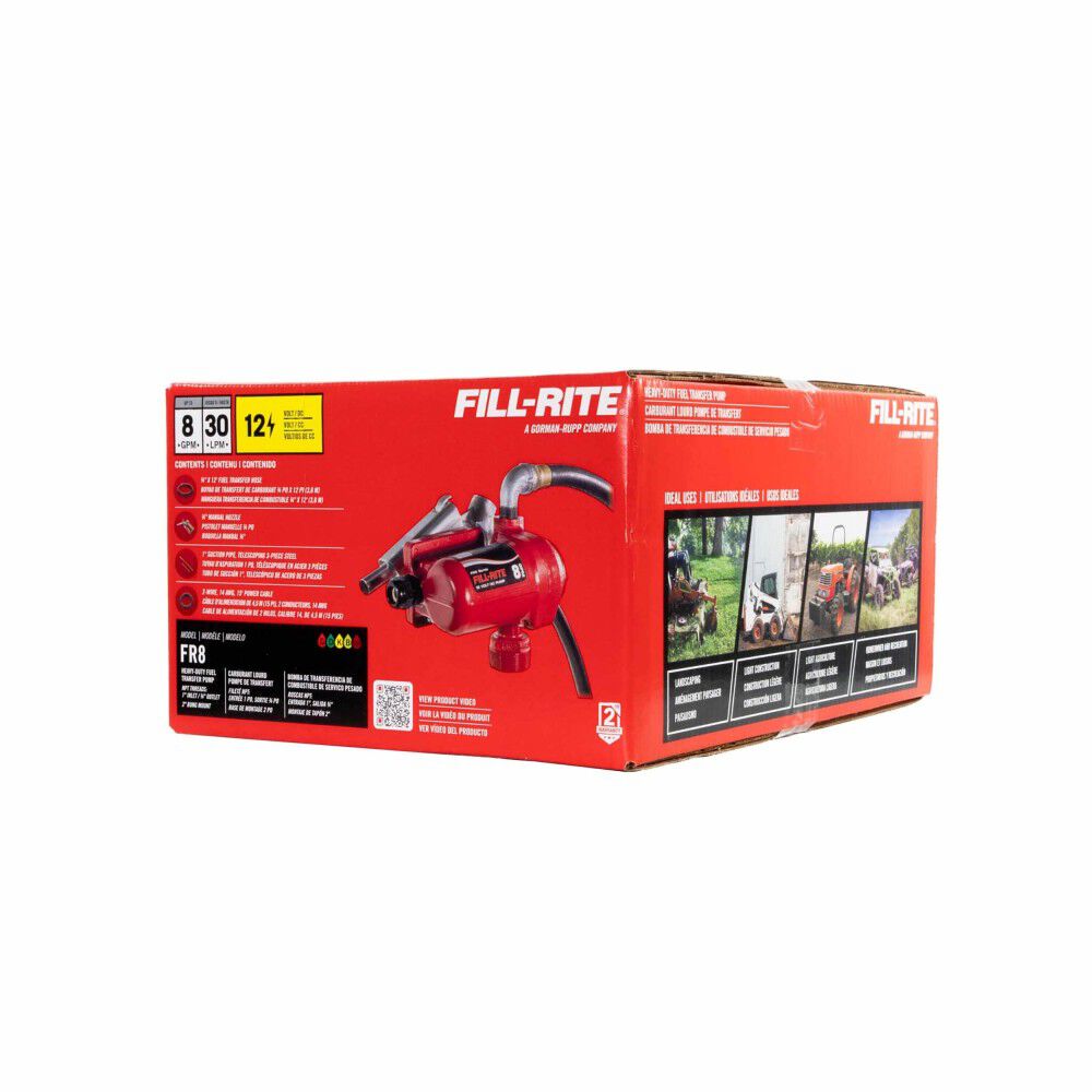 Fill-Rite FR8 12V Fuel Transfer Pump with Nozzle, large image number 17