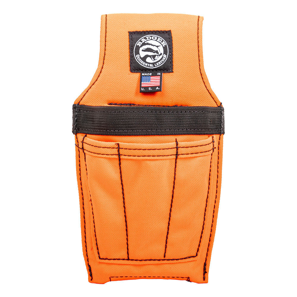 Badger Tool Belts Warehouse Pouch, Hi Viz Orange - 454554
