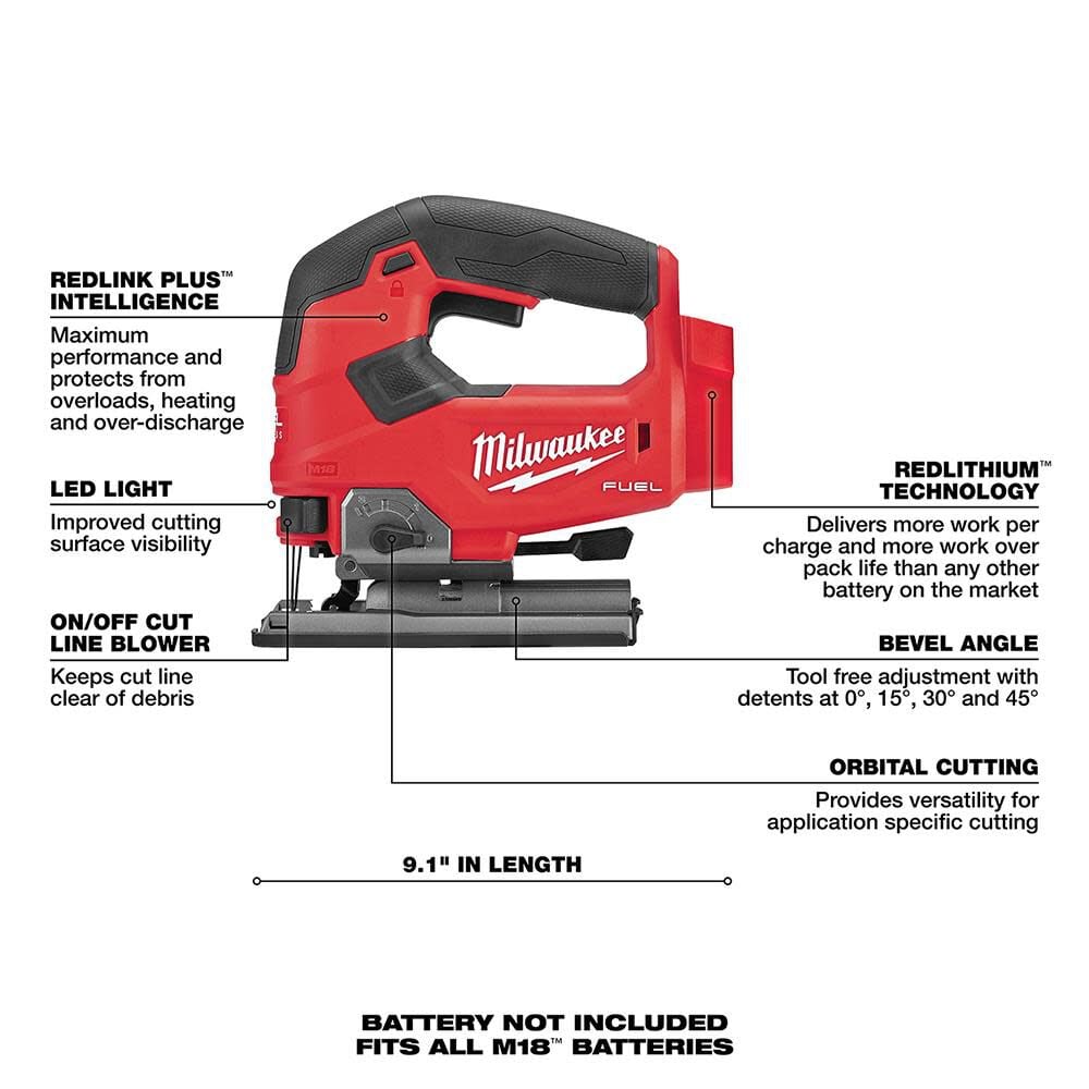 Milwaukee M18 Fuel D Handle Jig Saw Bare Tool 2737 20 Simolary simolary.com 11