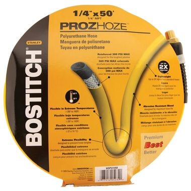 Bostitch 1/4 In. x 50 Ft. PVC and Rubber Blend Air Hose, large image number 0