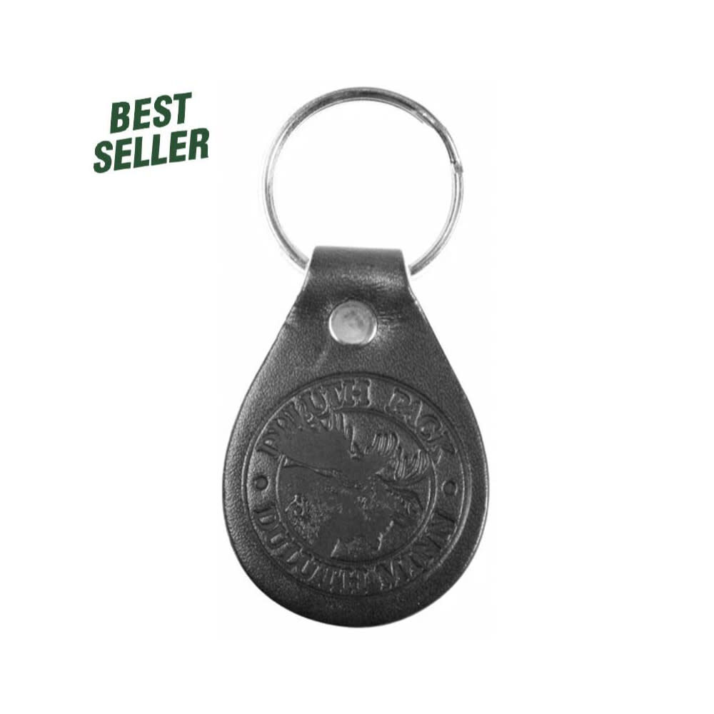 Duluth Pack Black Smooth Leather Key Fob – M-180-BLK