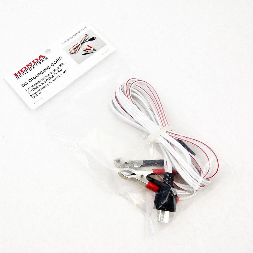 Honda DC Charging Cord with Terminal Clamps, large image number 2