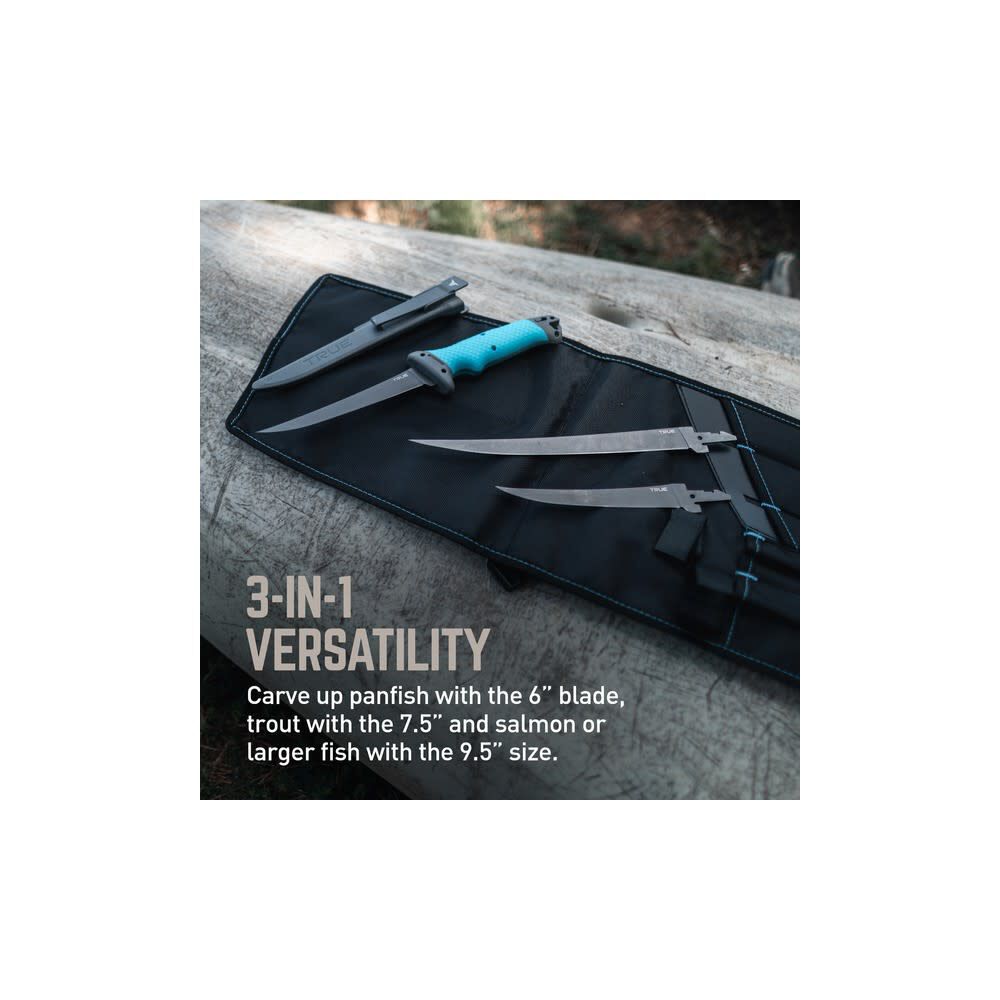 Nebo True Swift Edge Fish Fillet Kit with TPR Handle, Sheath, large image number 5