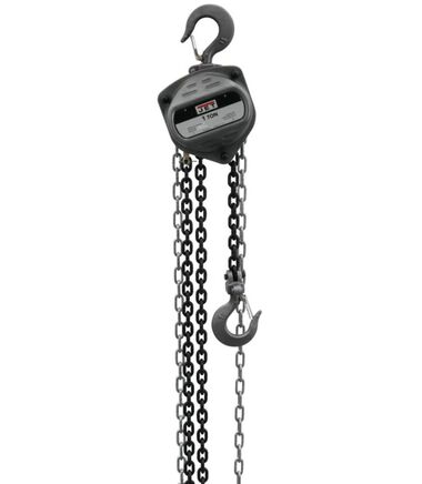 JET S90-100-10 1-Ton Hand Chain Hoist with 10 Ft. Lift, large image number 0